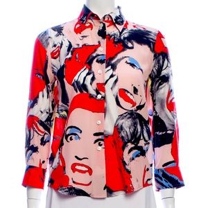 Marc Jacobs 2016 Scream Queens Bow Blouse